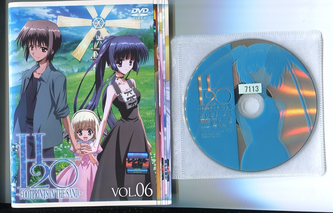 ●A6203 R中古DVD「H2O ~FOOTPRINTS IN THE SAND~」全6巻 ケース無 声:小清水亜美 レンタル落ちTK拍卖