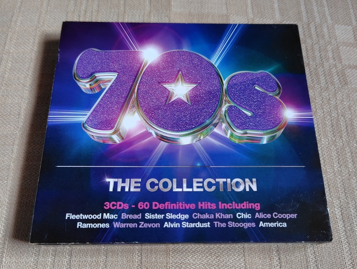 「70s The Collection 60 Definitive Hits」3枚組CD/Doobie Brothers/Chic/America/Chicago/ZZ Top/Ramones拍卖