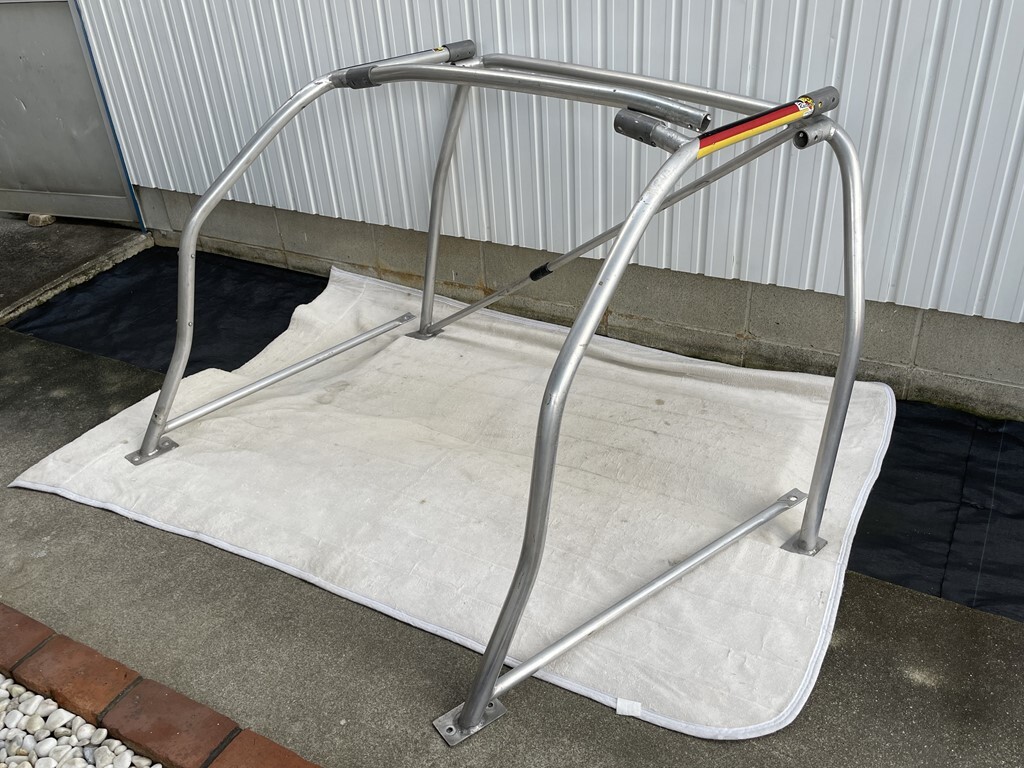 ポルシェ914アルミ製ロールゲージ/バー中古★旧車・古い・昭和レトロ・旧い・VWフォルクスワーゲン・914-6・916・レースカー拍卖