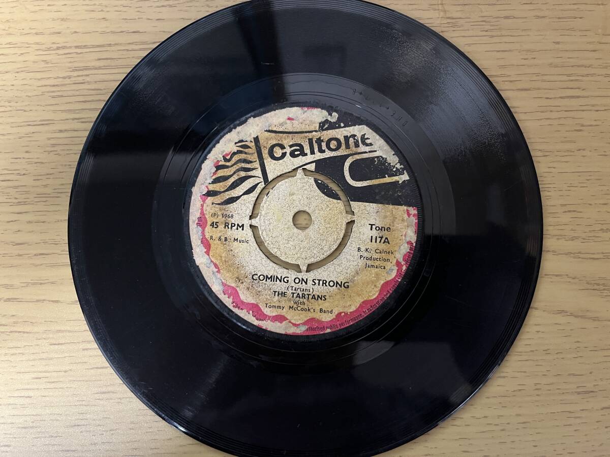 The Tartans With Tommy McCook's Band Coming On Strong / It's All Right(Caltone)Very Rare拍卖