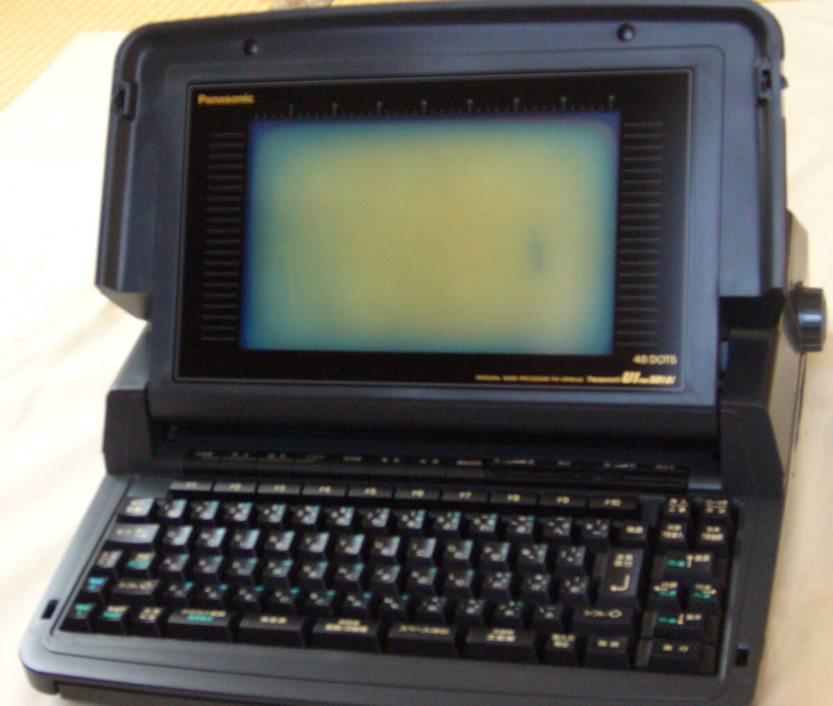 ジャンク パナソニック ワープロ FW-U1P501AI リボンカセット5個未使用(CF-PR231K) キャリングケース 取扱説明書 あり Panasonic拍卖