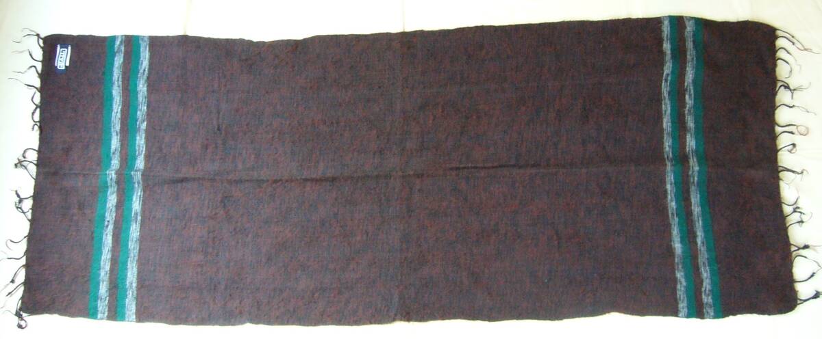 美品 ジーバ JIVA  大判ストール ショール 膝掛け 拍卖