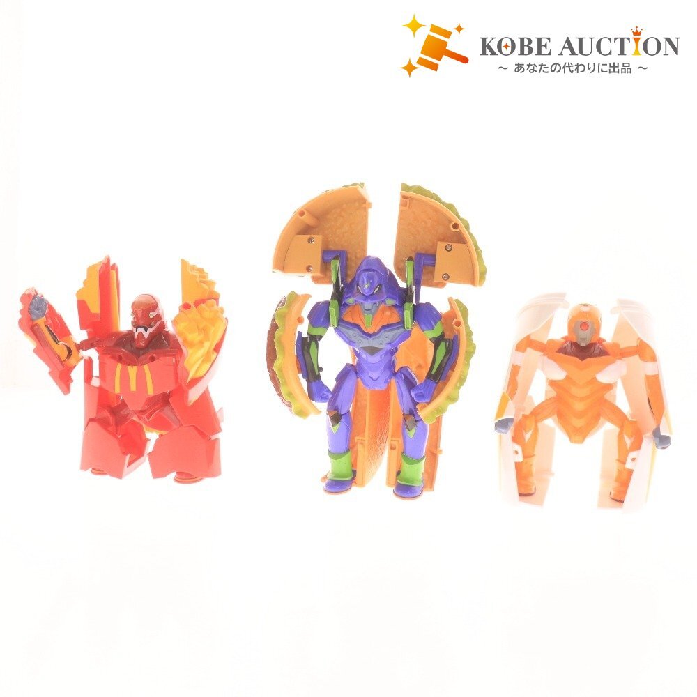 ■ マクドナルド エヴァンゲリオン バリューセット フィギュア ビッグマック初号機 マックフライポテト弐号機 マックシェイク零号機拍卖