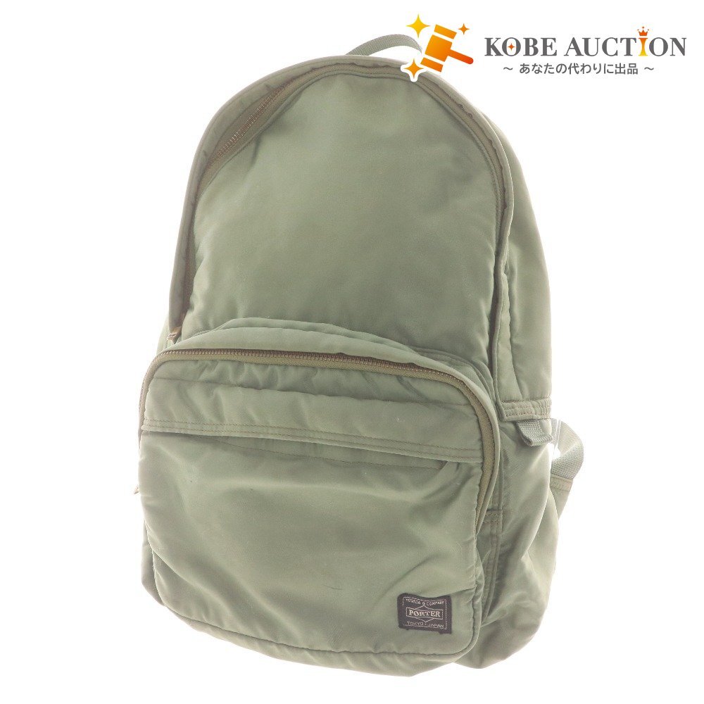 ■ ポーター リュック タンカー 606255 吉田カバン PORTER TANKER デイパック 廃盤 メンズ レディース セージグリーン カーキ拍卖