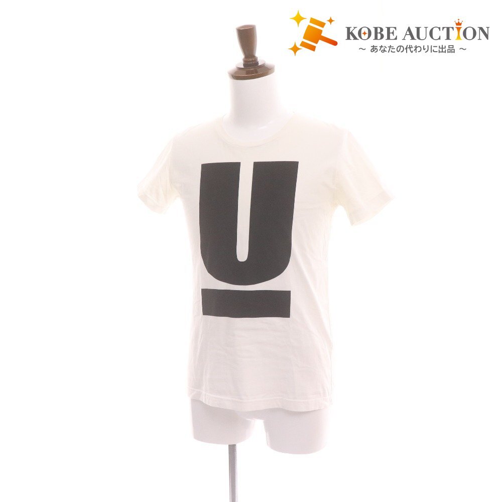 ■ アンダーカバー UNDERCOVER Tシャツ 半袖 トップス カットソー コットン100% Uロゴ メンズ S ホワイト拍卖