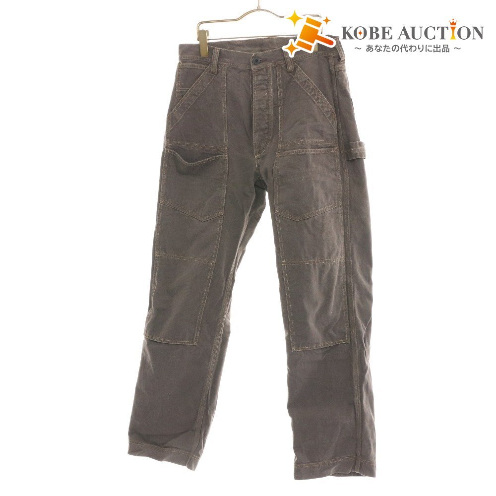 ■ FREEWHEELERS フリーホイーラーズ ジーンズ パンツ ボトムス ユニオンスペシャルオーバーオールズ メンズ 32×32 ライトブラウン系拍卖
