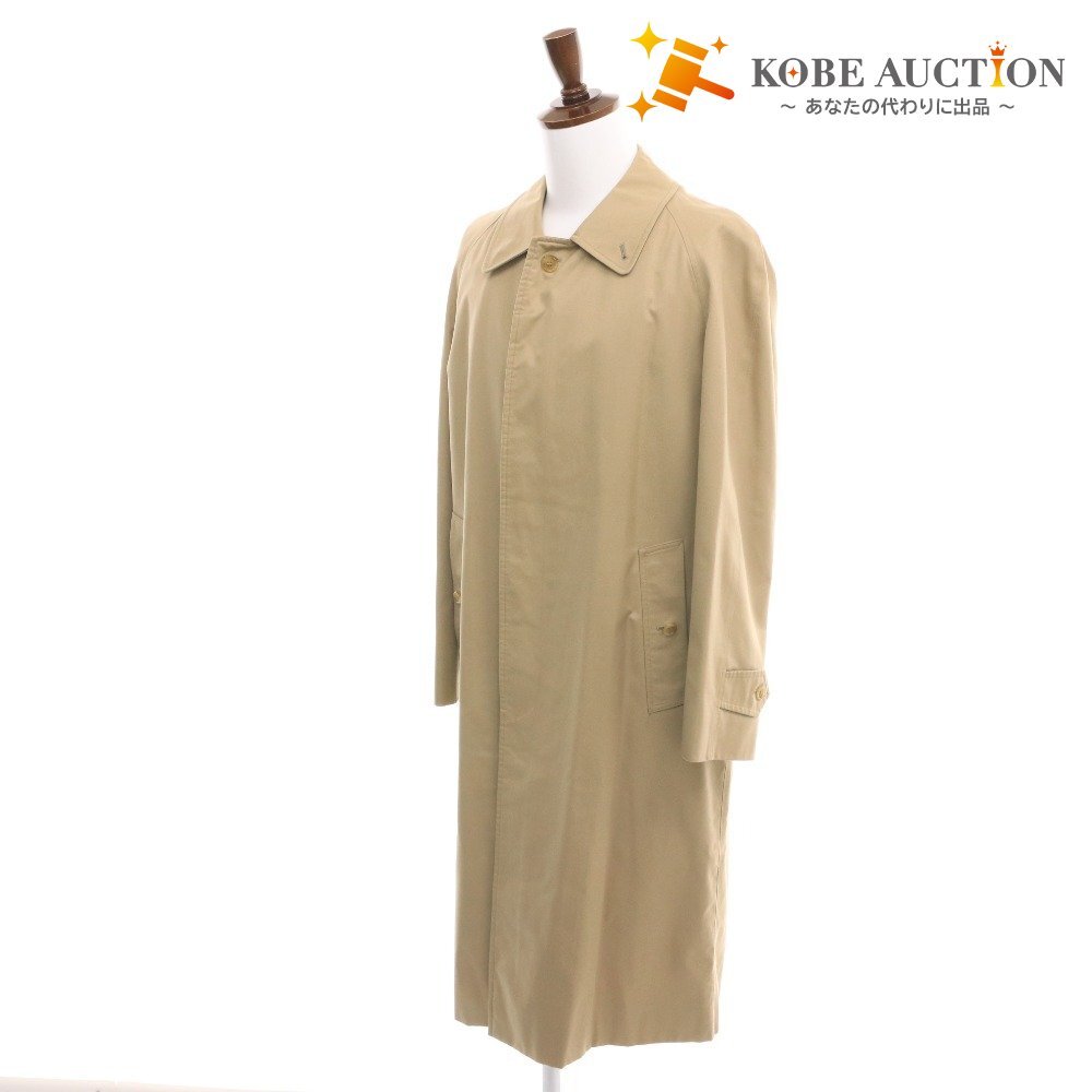 ■ Burberrys バーバリー トレンチ コート アウター 裏地 ノバチェック ボタン ポケット メンズ ベージュ拍卖