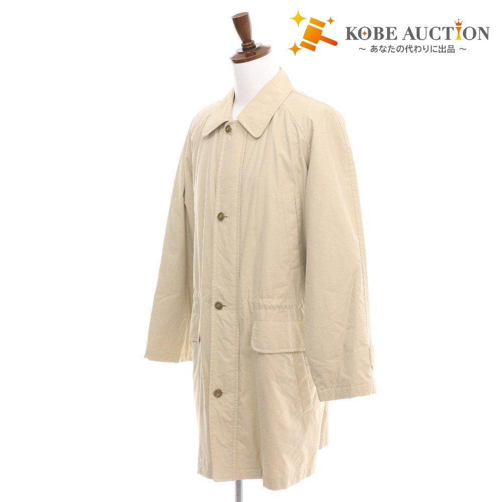 ■ Burberrys バーバリー トレンチ コート アウター ポケット ボタン ファスナー メンズ LY ライトベージュ系拍卖