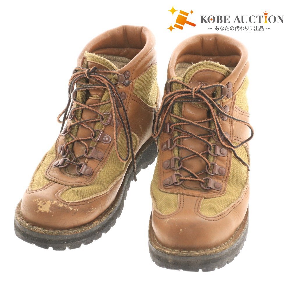 ■ Danner ダナー トレッキング ブーツ 20915X 靴 フェザーライト メンズ 7 1/2 (25.5cm相当) ライトブラウン拍卖