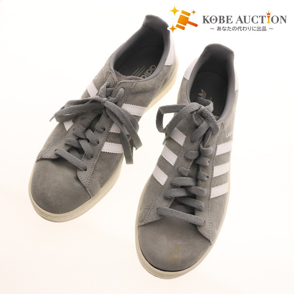 ■ アディダスオリジナルス スニーカー キャンパス BZ0085 靴 ローカット スエード レディース 24cm グレー拍卖