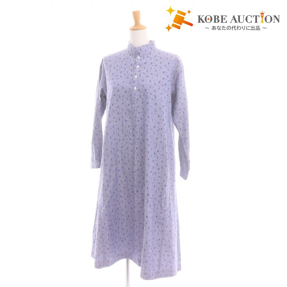 ■ フォーティファイブアール 45R 45rpm Umii908 シャツワンピース トップス ボトムス 日本製 レディース 1(XS相当)ライトブルー拍卖