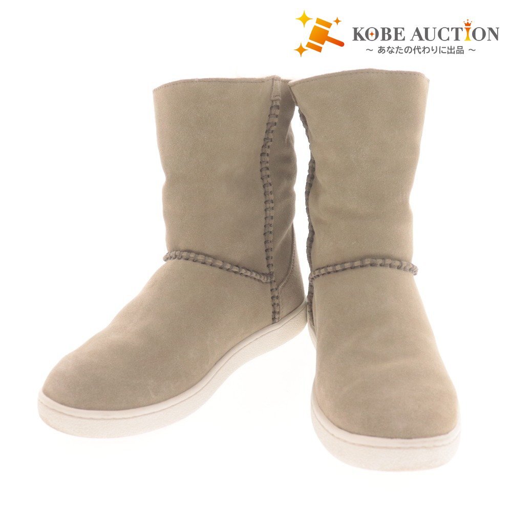 ■ アグ UGG ブーツ 靴 ミカクラシックスニーカー レディース 24cm グレー 箱付き拍卖