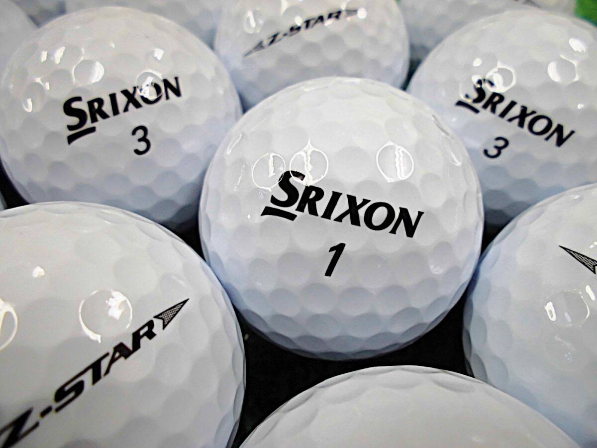 ★良質美品★スリクソン SRIXON『Z-STAR』2025年モデル ホワイト 20個 ロストボール★拍卖