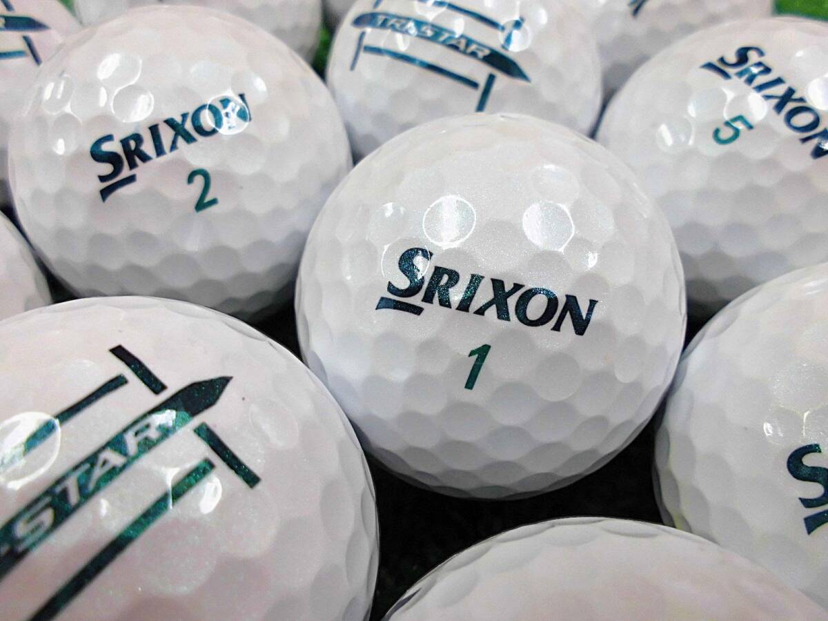 ★良質美品★スリクソン トライスター SRIXON『TRI-STAR』2024年モデル ロイヤルグリーン 20個 ロストボール★拍卖