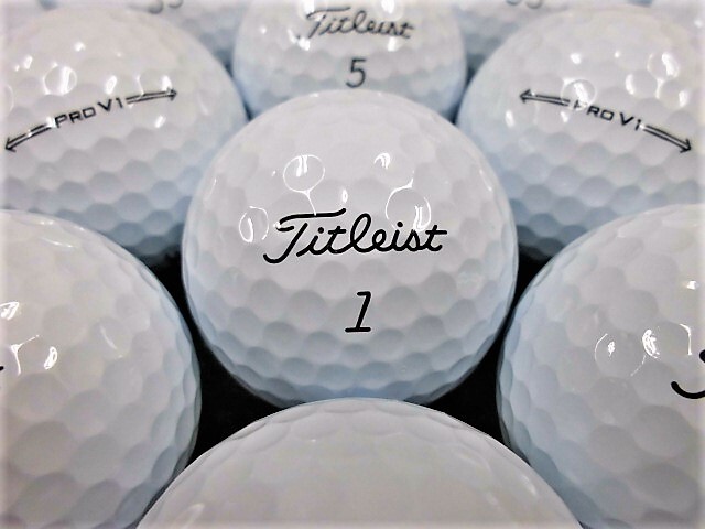 ★良質美品★タイトリスト Titleist プロV1『PRO V1』2021年モデル ホワイト 20個 ロストボール★拍卖