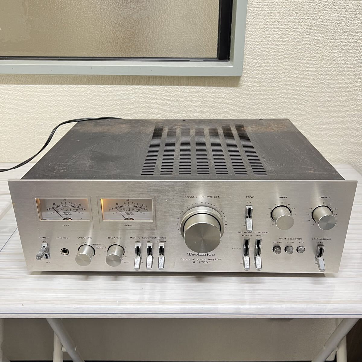 ■30 Technics テクニクス SU-7700II プリメインアンプ 音響機器 通電〇 訳あり拍卖