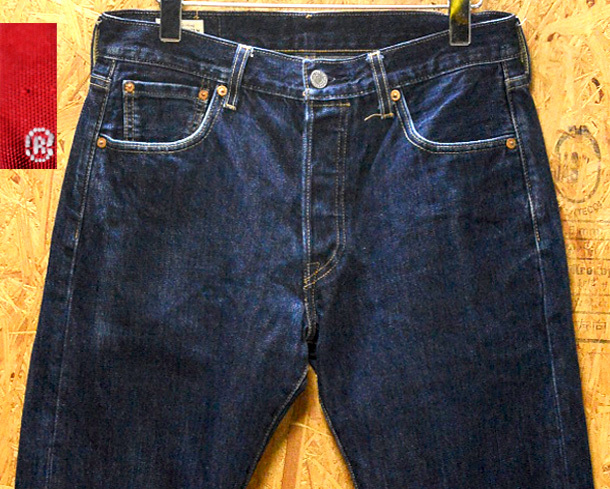 廃盤 1909年復刻デニム W30 リーバイス501 ビッグEモデルRタブ(501XX / 00501-1484)クリスピーリンス コーンミルズデニム 股下84cm拍卖