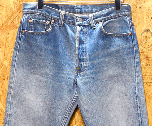 廃盤W30米国1992年3月製ヴィンテージ リーバイス501XX コーンミルズ社製14ozデニム ボタン裏501 アルバカーキ製 股下79cm 拍卖
