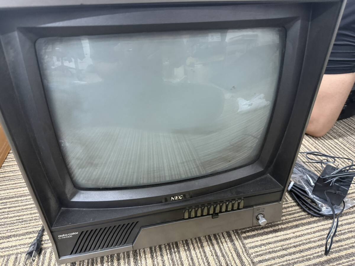 NEC14インチブラウン管カラーテレビ C-14H306 拍卖