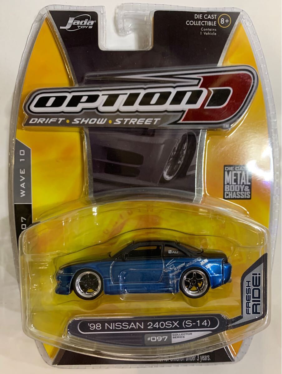 Jada TOYS 1/64 OPTION D ’98 NISSAN 240SX (s-14) 1点拍卖