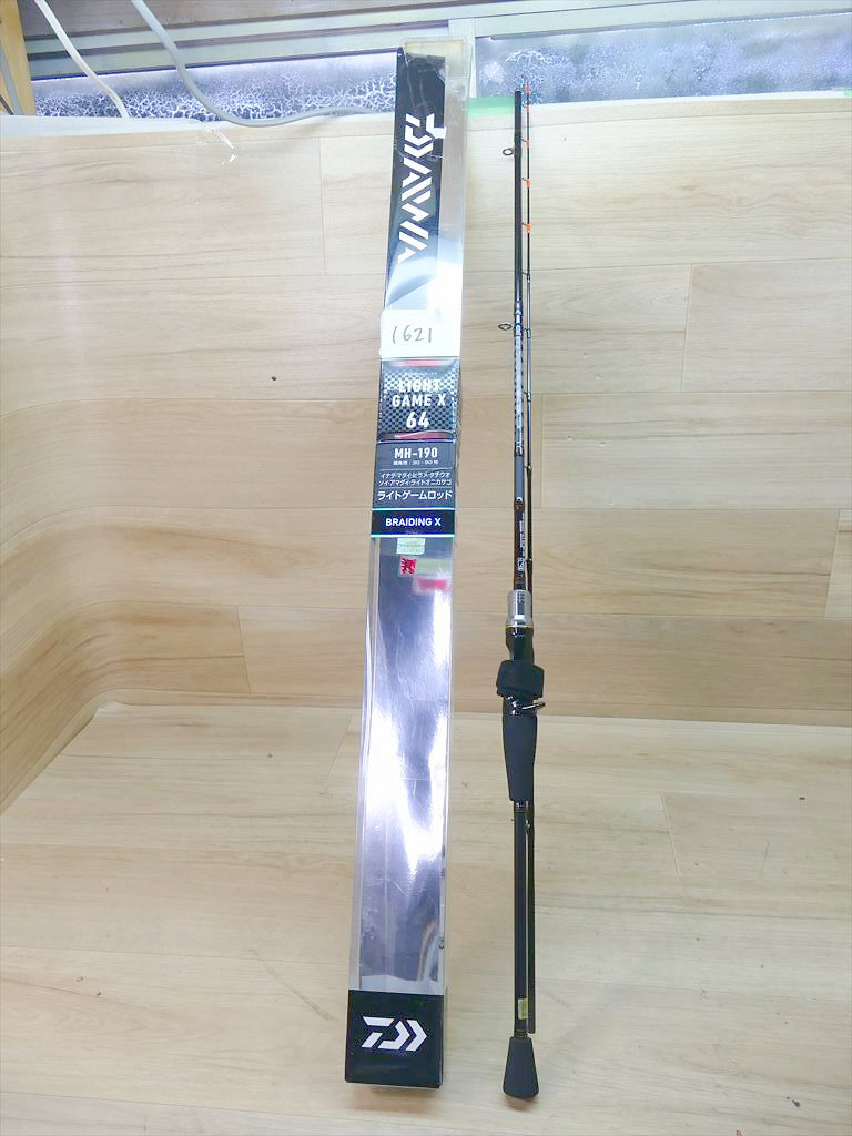 ⑥ 美品 DAIWA ダイワ LIGHT GAME X ライトゲームエックス 64 MH-190 釣り竿拍卖