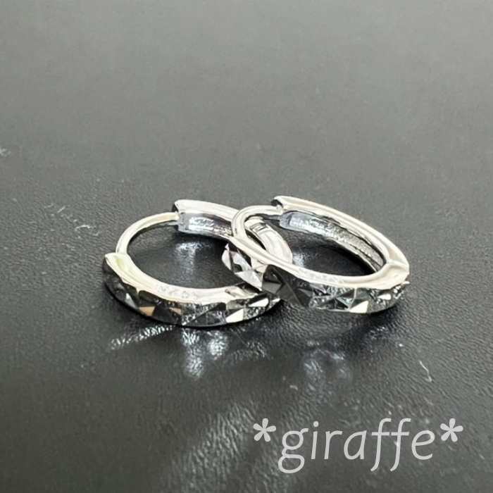 B299 匿名配送 リングピアス レディース シルバー s925 フープピアス シンプル 光沢 メンズ ユニセックス 拍卖