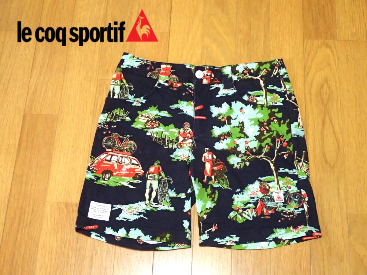 ☆デザインかっこいい!!☆le coq sportif ☆ルコック ☆スポーツ ☆サイクルウエア ☆ショートパンツ ☆ハーフパンツ ☆ブラック 拍卖
