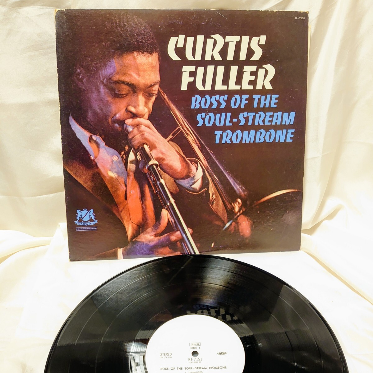 A406【見本盤/LP】 CURTIS FULLER カーティスフラー / BOSS OF THE SOUL STREAM TROMBONE RJ-7151 洋楽 JAZZ ジャズ 12インチ レコード拍卖