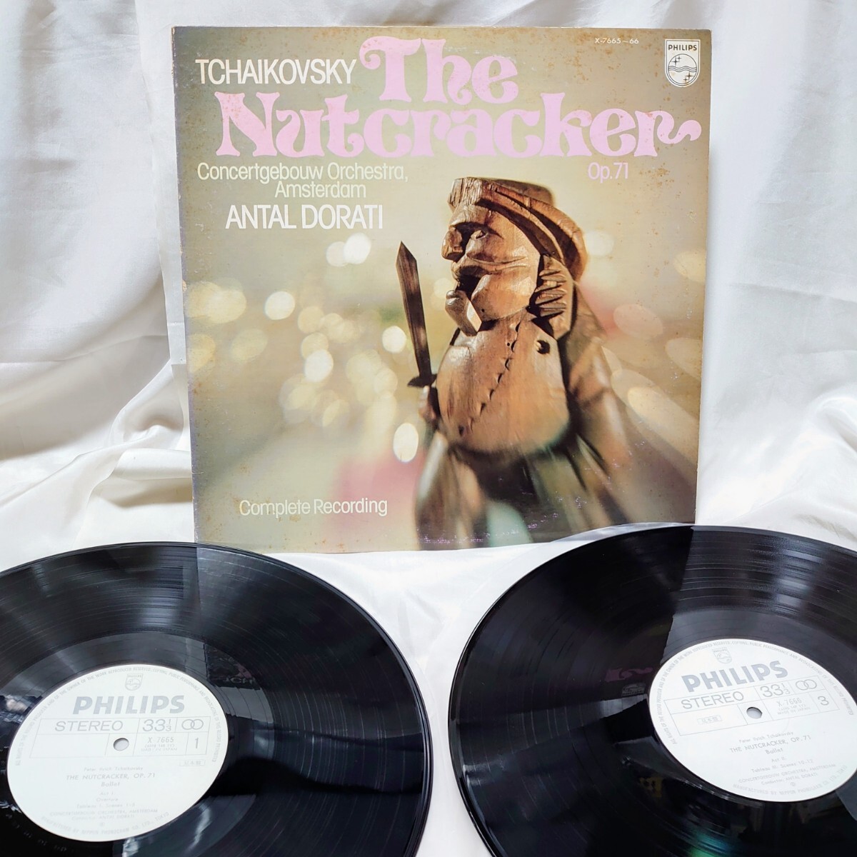 A460【見本盤/LP】 ANTAL DORATI アンタルドラティ / チャイコフスキー The Nutcracker PHILIPS X-7665-66 クラシック 12インチ レコード拍卖