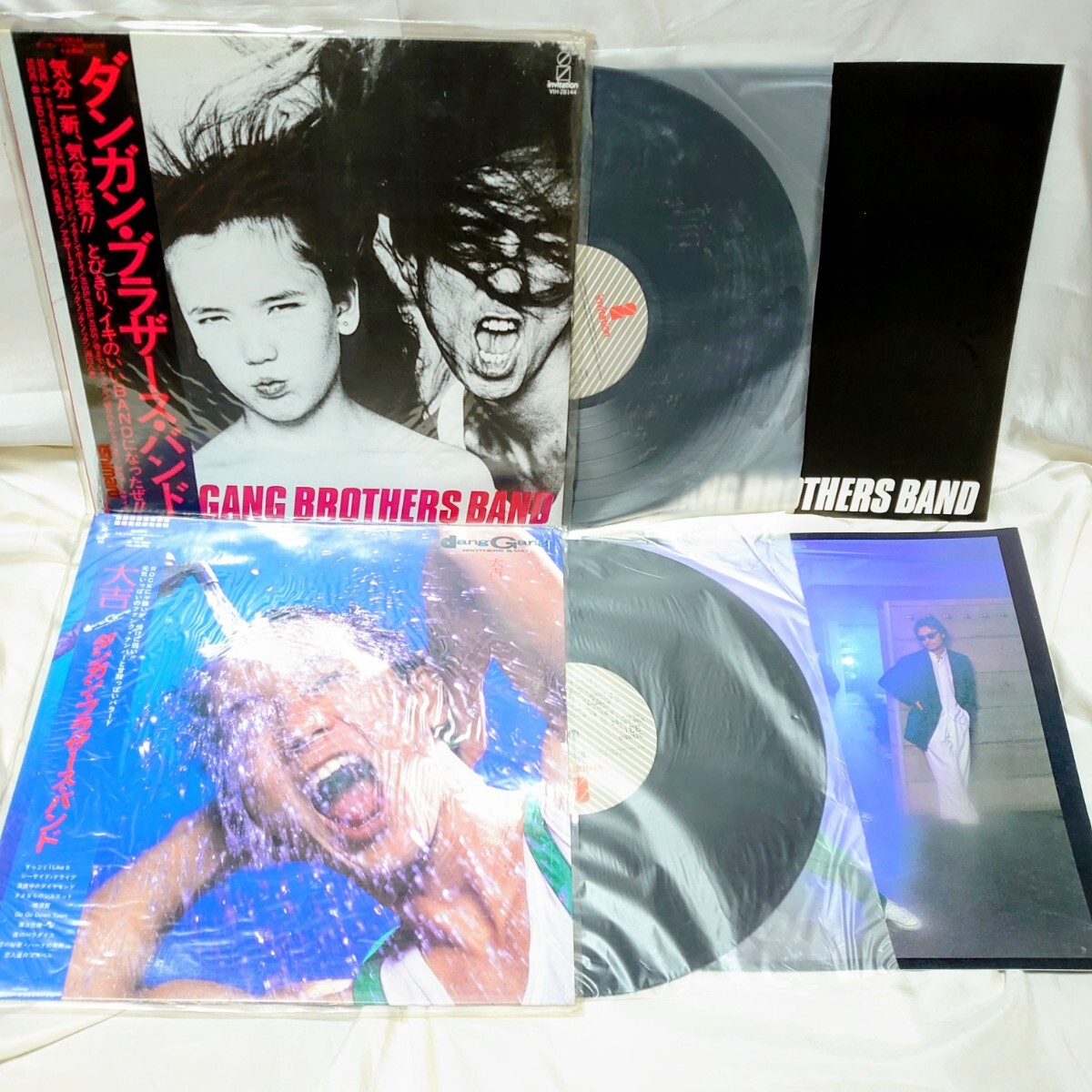 A470【LP盤セット】 ダンガンブラザーザバンド VIH-28144 / 大吉 VIH-28252 邦楽 ロック JPOP アルバム 12インチ レコード拍卖