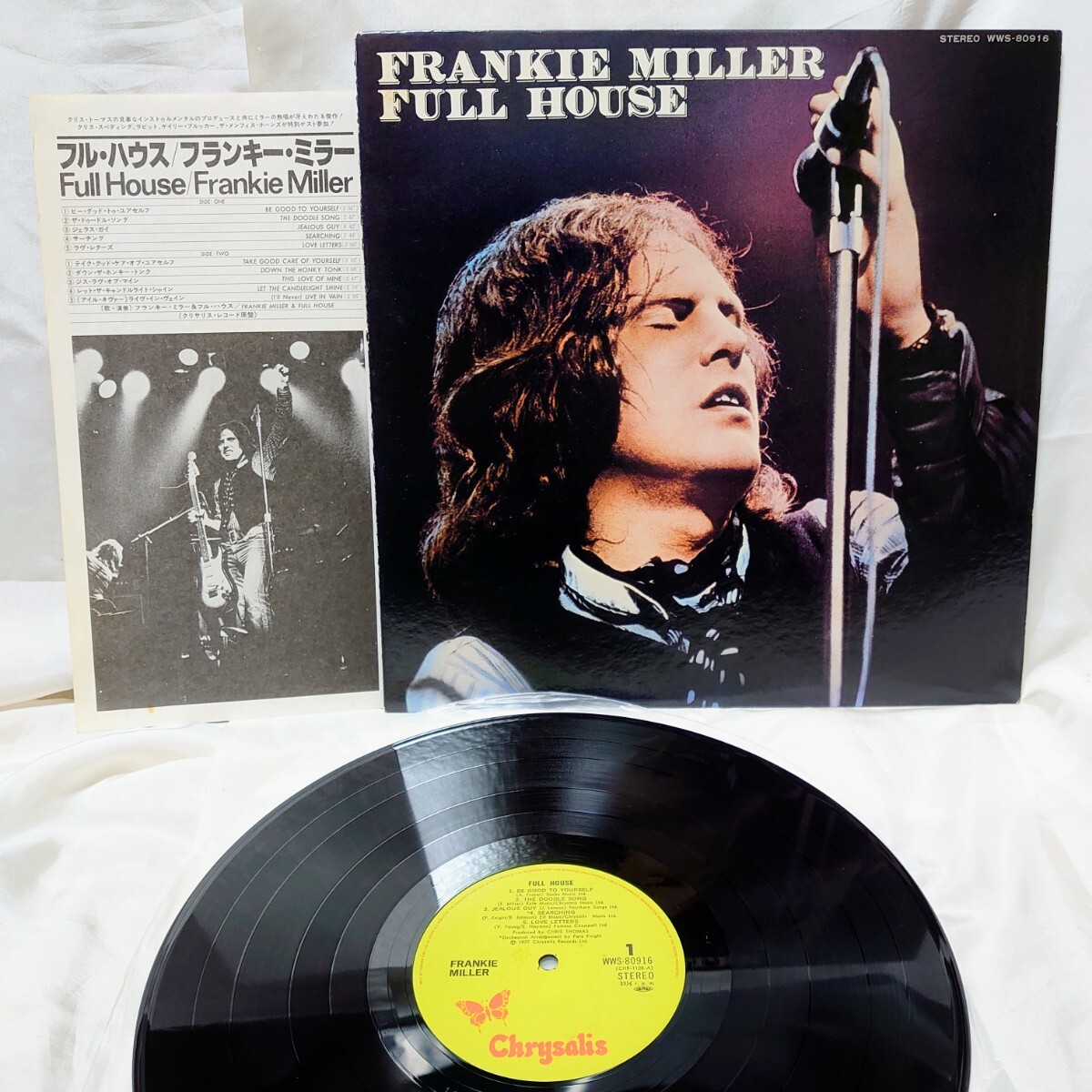 A475【LP盤】フランキーミラー Frankie Miller / Full House WWS-80916 ブリティッシュロック アルバム 12インチ レコード拍卖