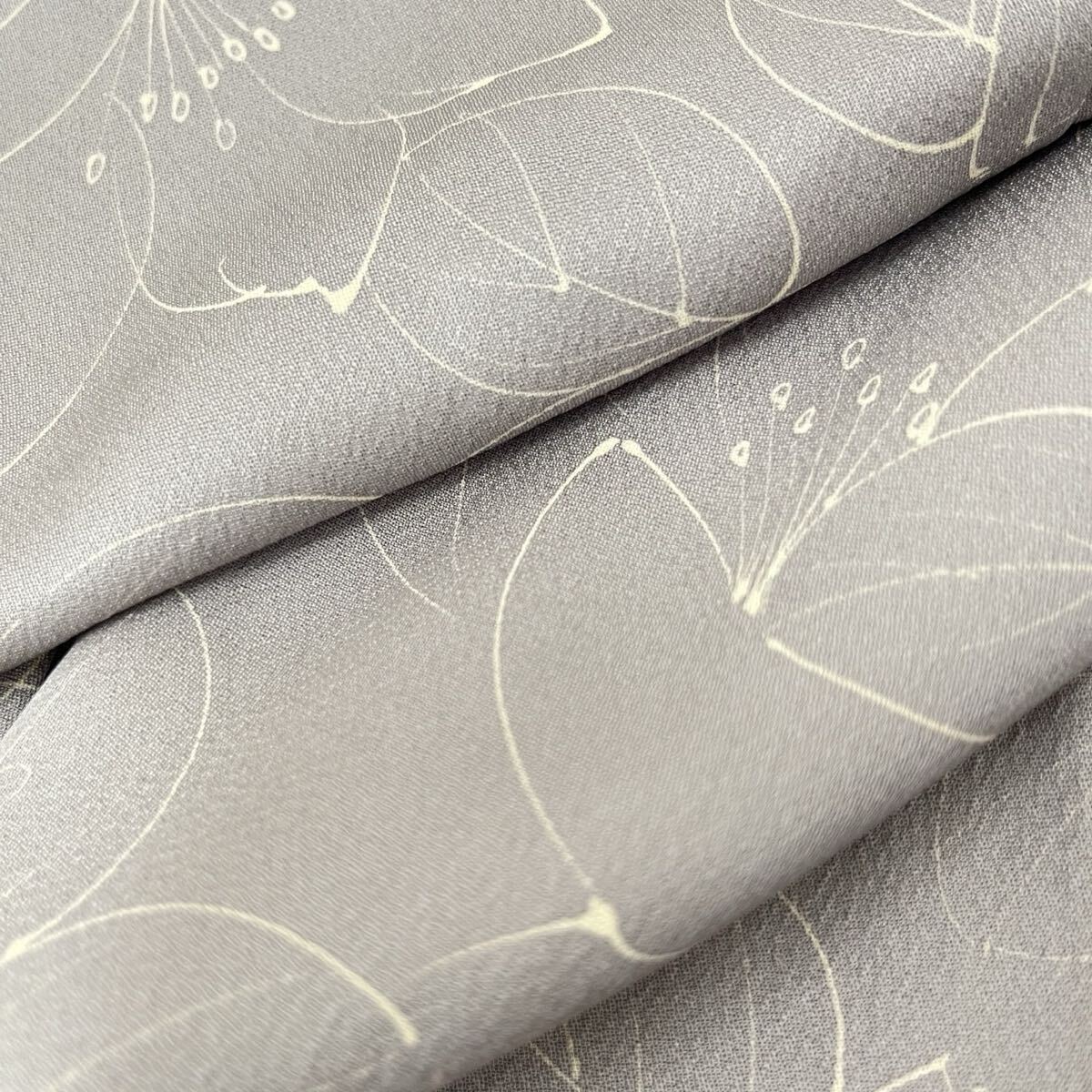 小紋 正絹 単衣仕立て 美しい花染め F-373拍卖