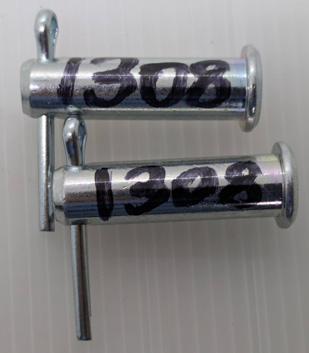 No.1308●トラクターピン●Φ10×35●2個●未使用品●パーツ●部品●ジョイント●牽引●管理機●耕運機拍卖