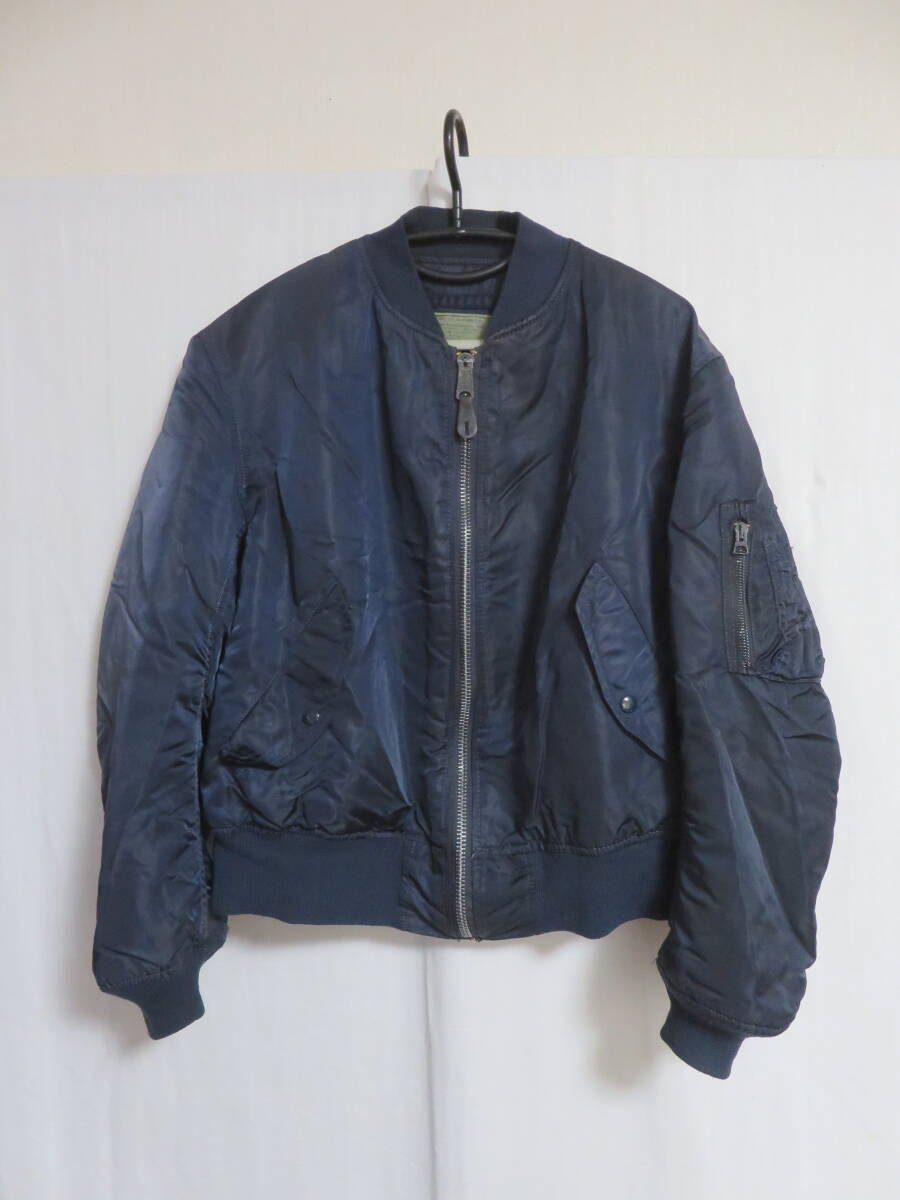 AVIREX MA-1フライトジャケット L(ネイビー)拍卖