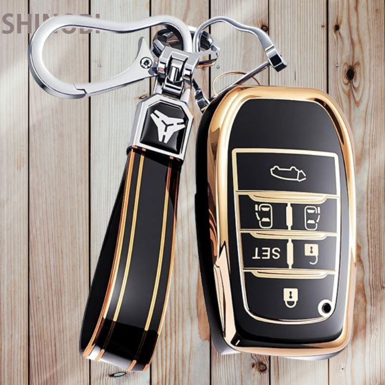 アルファード ヴェルファイア40系 ノア新型/ヴォクシー90系 シエンタ対応 トヨタ スマートキーケース キーカバー キズ防止 ブラック拍卖