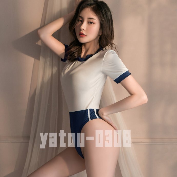 H859 コスプレウェア ハイレグレオタード バイカラー オープンクロッチ スポーツウェア セクシーランジェリー ナイトウェア拍卖