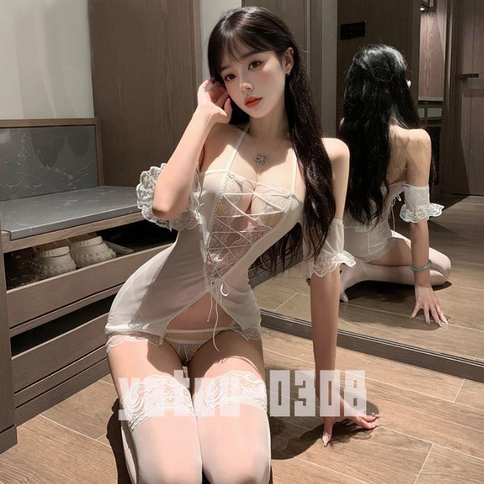 H867A コスプレウェア 透け透け レース ミニスカート ベビードール キャミソール セクシーランジェリー ナイトウェア拍卖