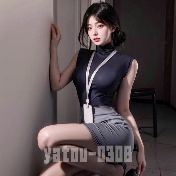 K261A コスプレウェア ノースリーブ ミニスカート 女教師 ネームタグ付 秘書 OL 制服 セクシーランジェリー ナイトウェア拍卖