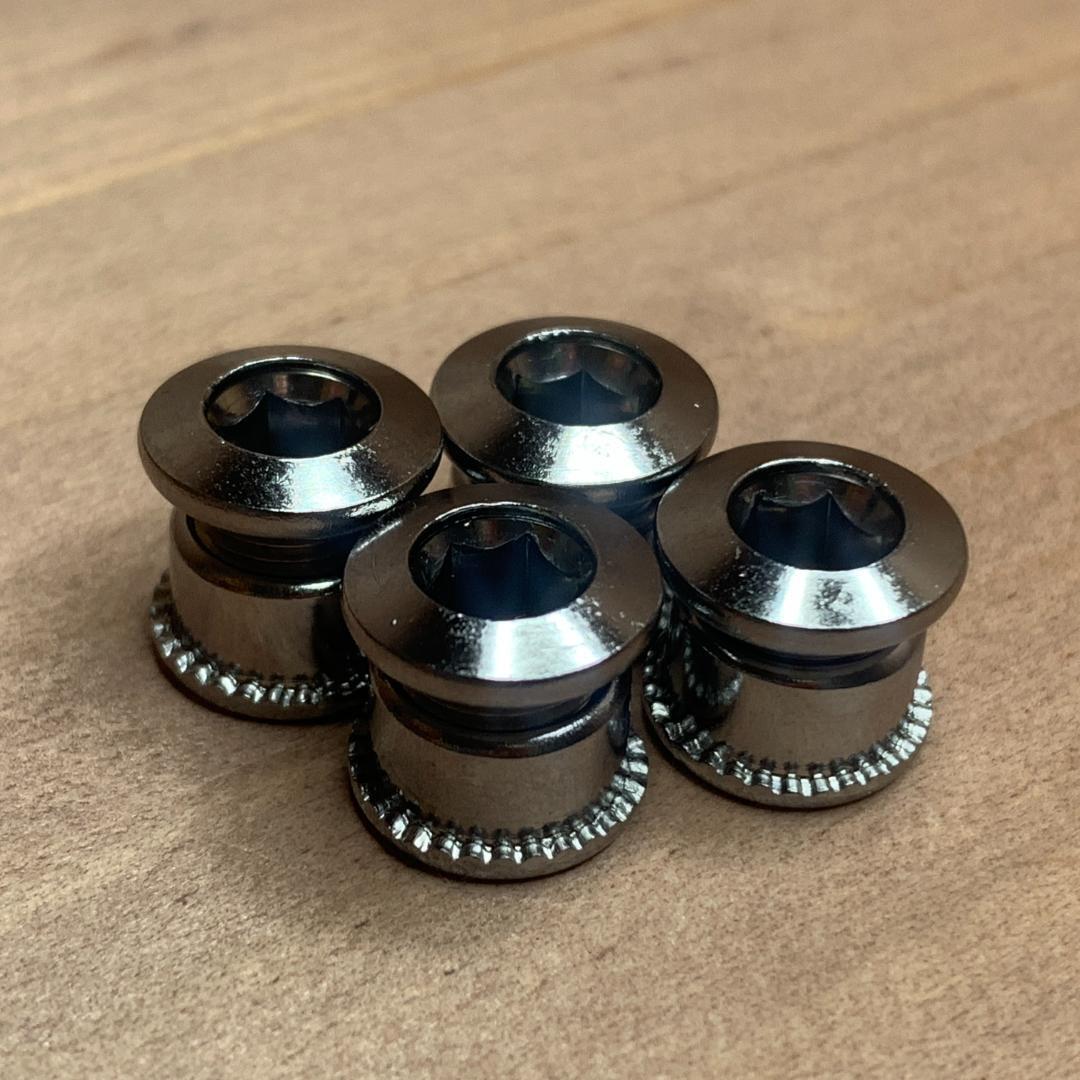 【新品】チェーンリングボルト シングルギア用 6.5mm ステンレス 4個セット拍卖