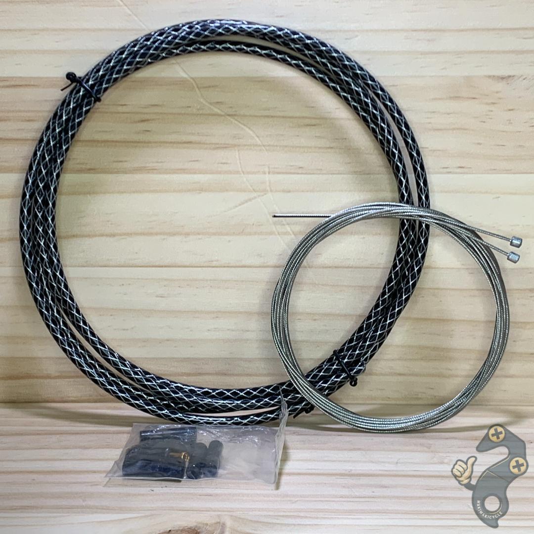 【新品】TALAEQ 編組シフトワイヤーセット メッシュブラック 2本セット拍卖