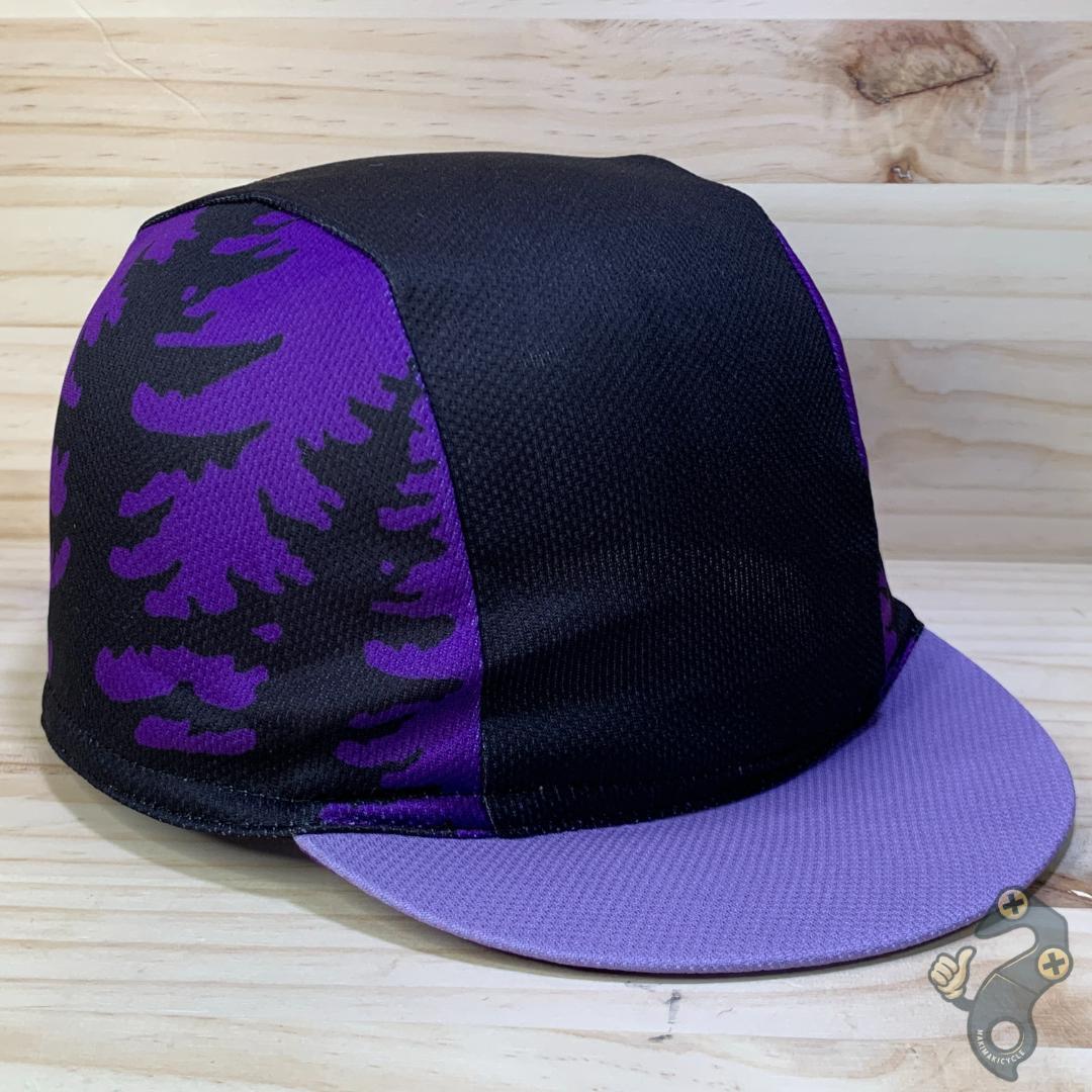 【新品】サイクリングキャップ サイクルキャップ ヘルメットの下にも パープル拍卖