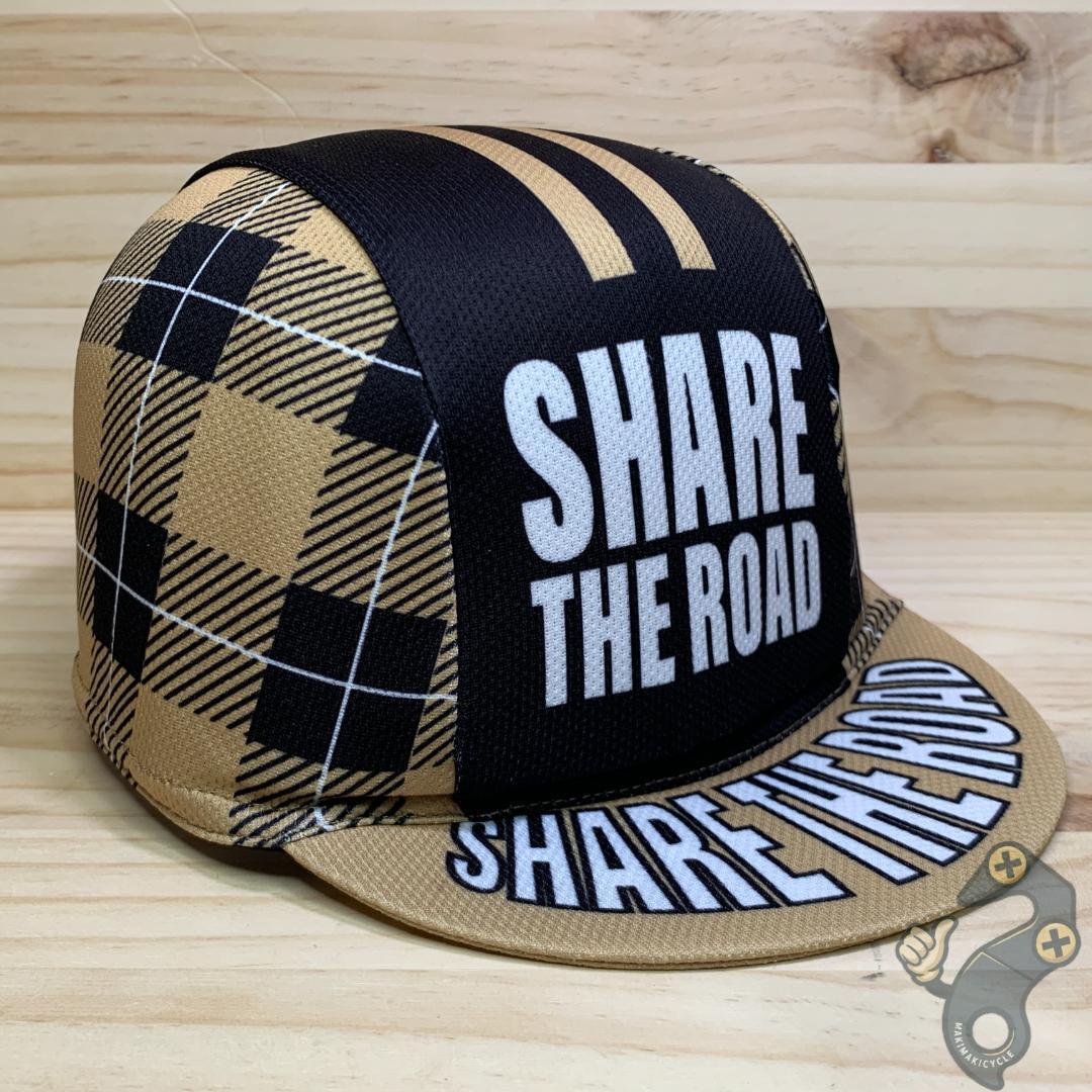 【新品】サイクリングキャップ サイクルキャップ ヘルメットの下にも! チェック柄拍卖