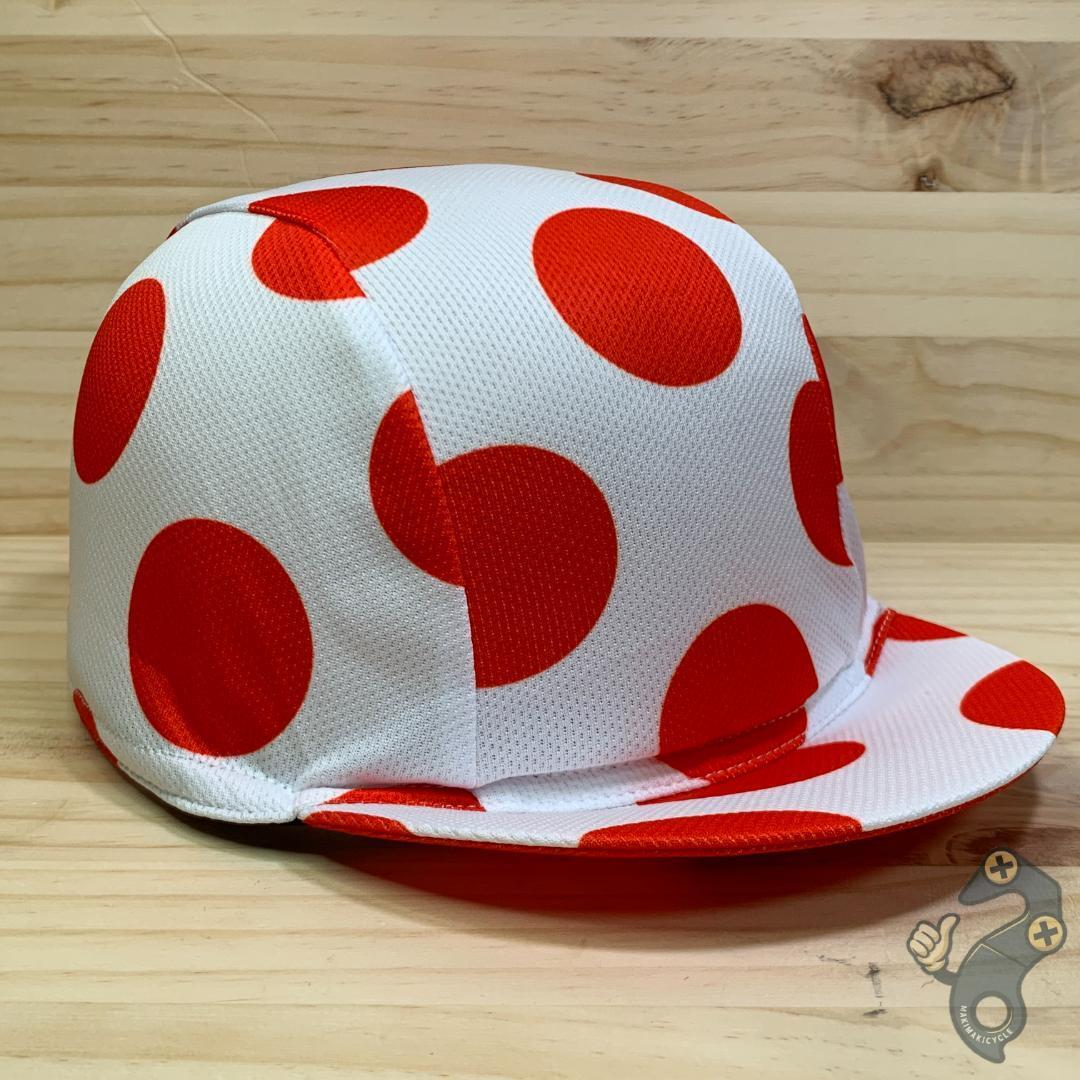 【新品】サイクリングキャップ サイクルキャップ ヘルメットの下にも! ドット拍卖