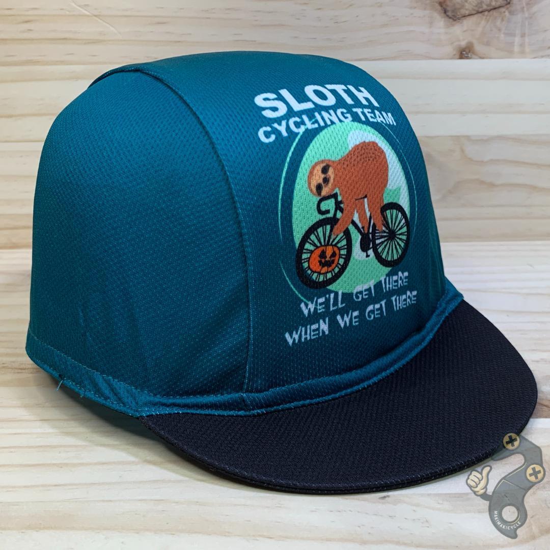 【新品】サイクリングキャップ サイクルキャップ ヘルメットの下にも!ナマケモノ拍卖