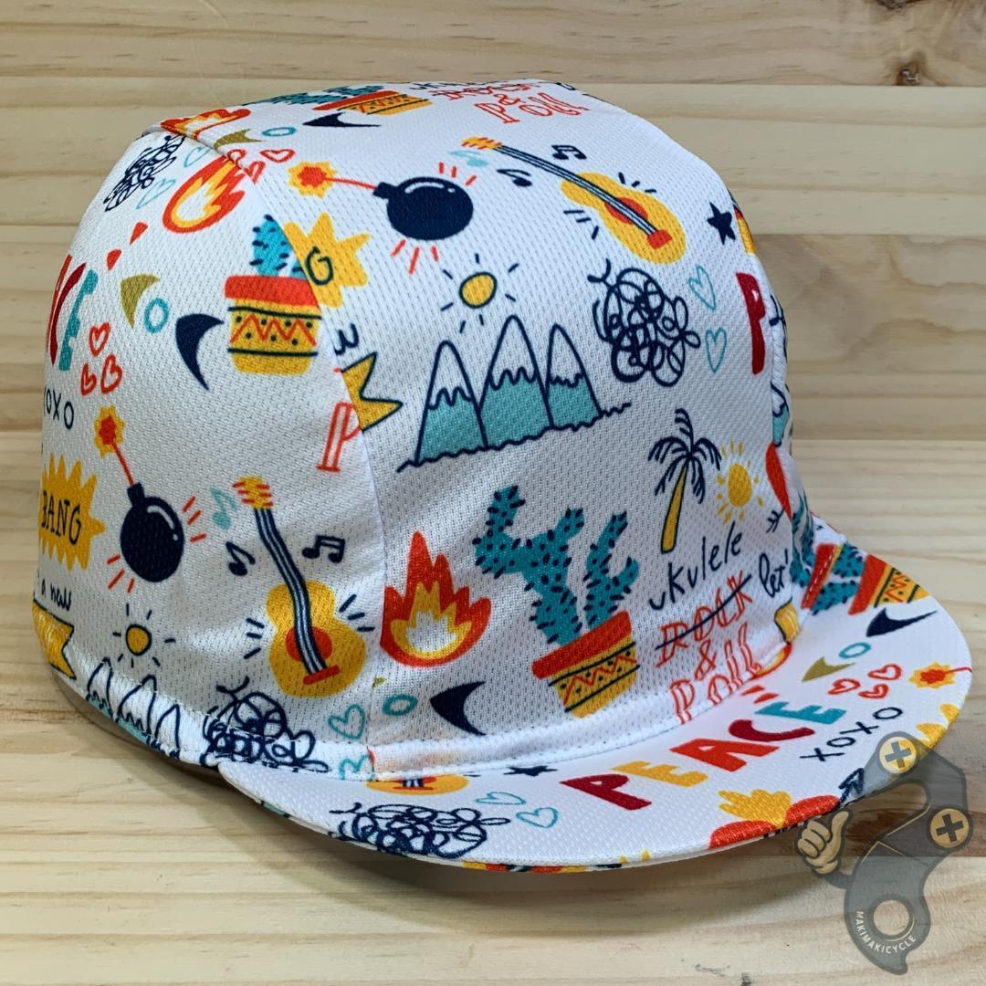 【新品】サイクリングキャップ サイクルキャップ ヘルメットの下にも!PEACE拍卖