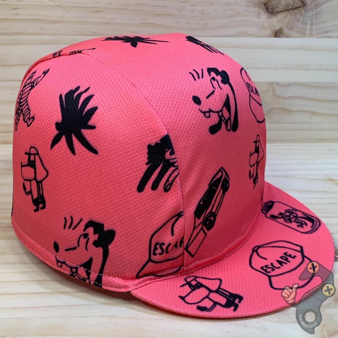 【新品】サイクリングキャップ サイクルキャップ ヘルメットの下にも! ピンク拍卖