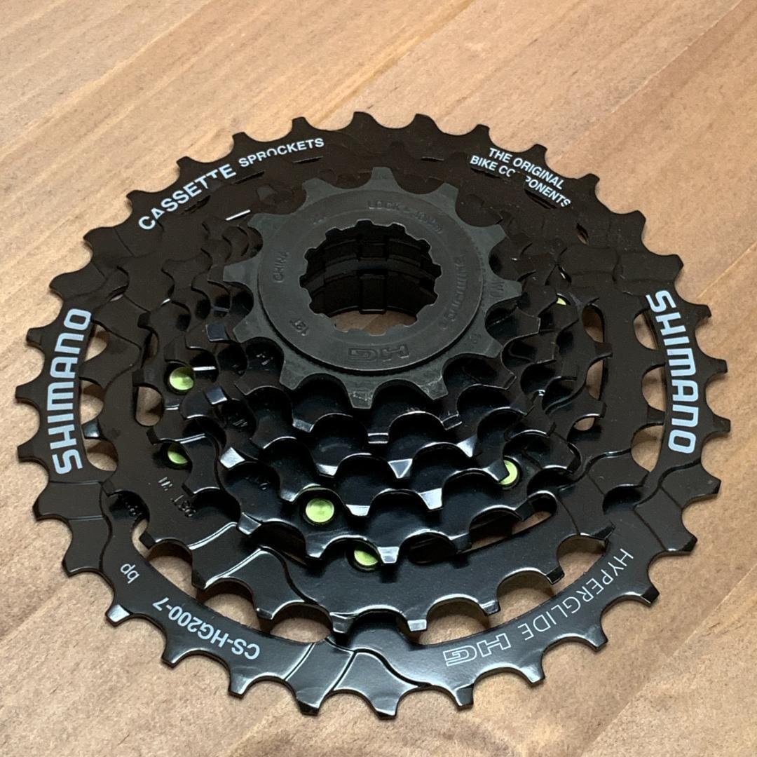 【新品】SHIMANO CS−HG200-7 7速 スプロケット 12-32T拍卖