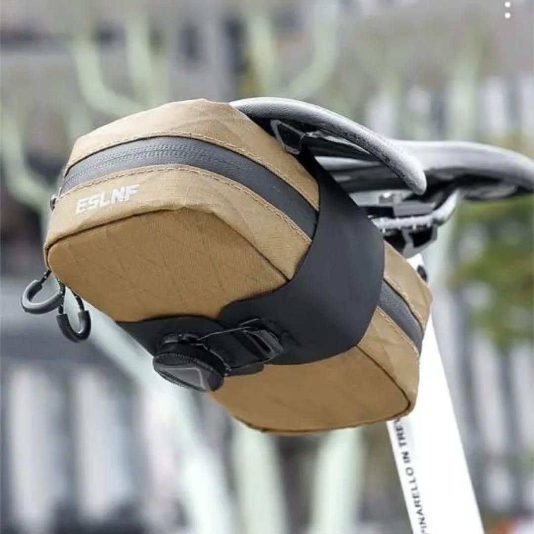 【新品】ESLNF 超軽量サドルバッグ 揺れないダイヤルロック式 ロードバイク拍卖