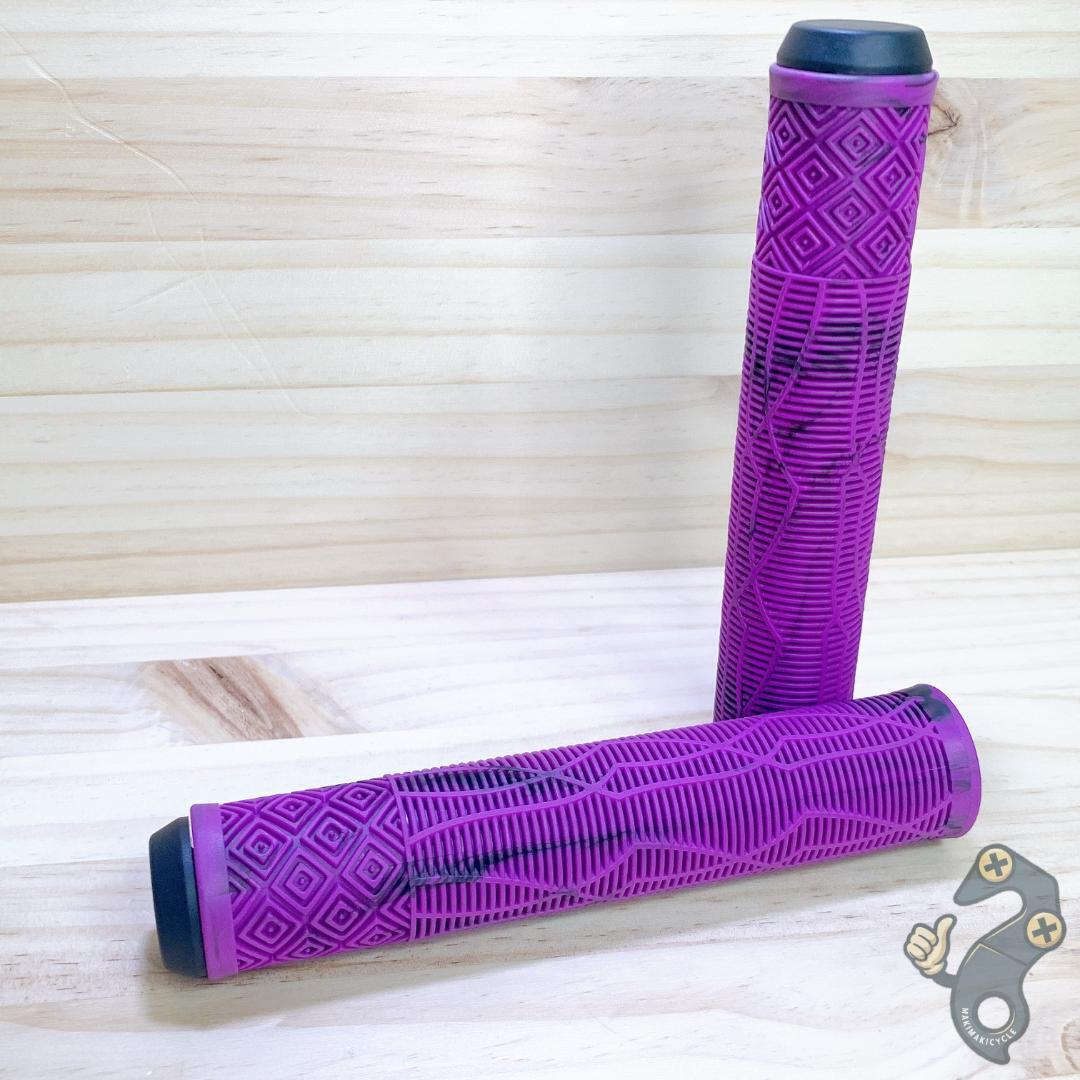 自転車 グリップ 160mm 22.2mm MTB BMXクロスバイク パープル拍卖