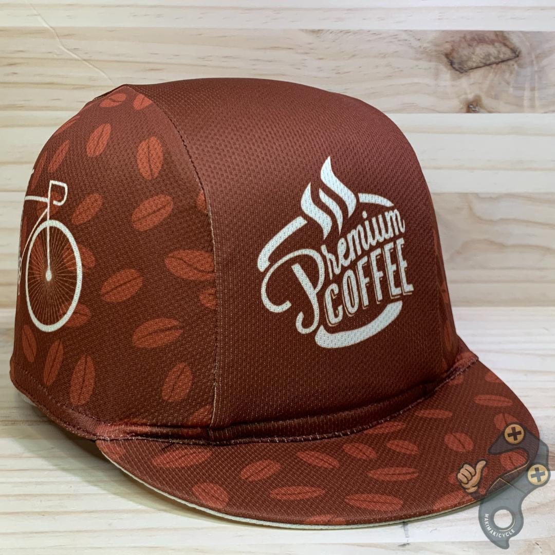 【新品】サイクリングキャップ サイクルキャップ ヘルメットの下にも! コーヒー拍卖